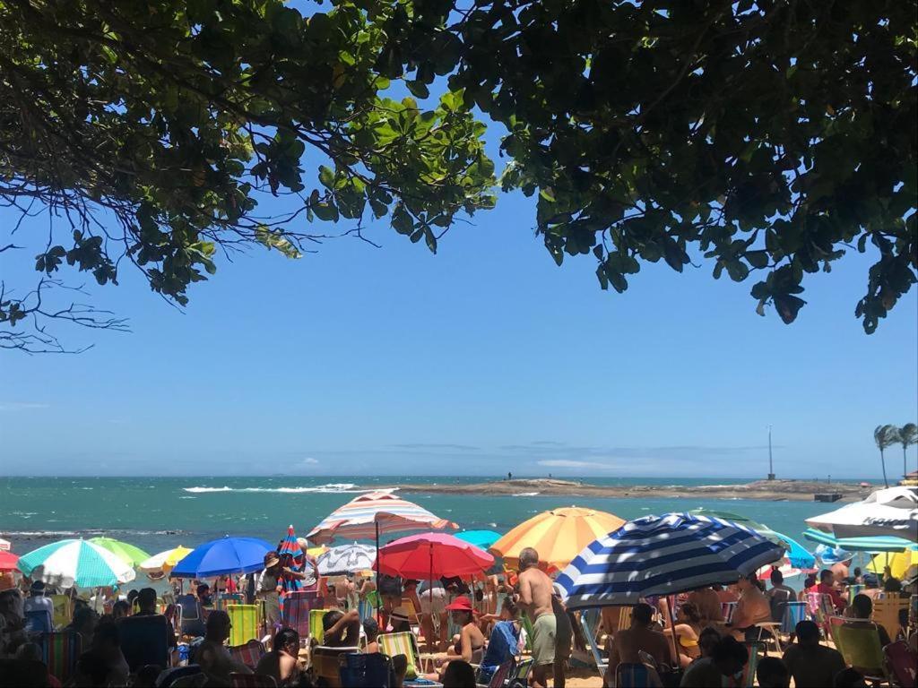 Apartamento Pe Na Areia E Aguas Tranquilas No Centro De Guarapari Ngoại thất bức ảnh